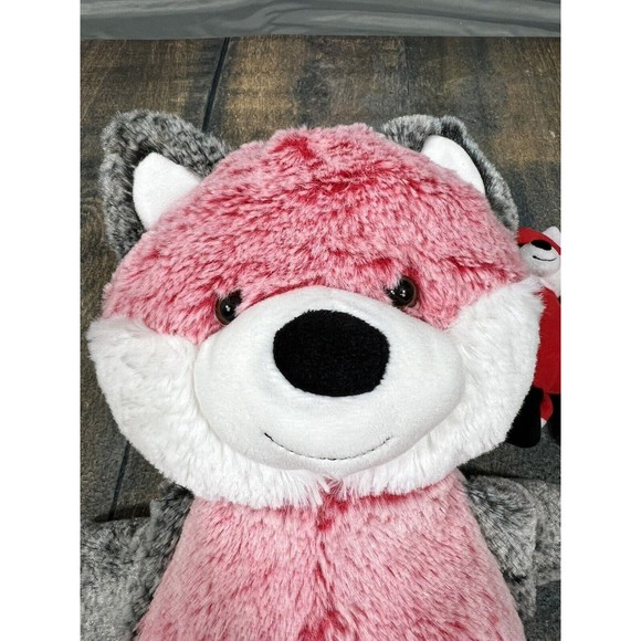 Animal Adventure Mama and Baby Fox Plush Stuffed Animal! Red, Gray! - Picture 4 of 9
